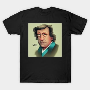 Georg Hegel | Comics Portrait T-Shirt